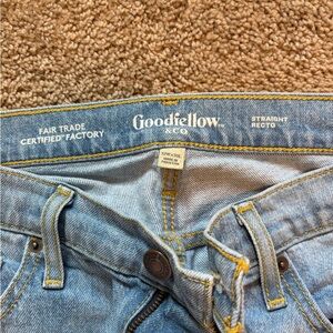 Goodfellow & Co Light Wash Straight Jeans